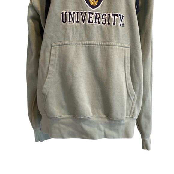 Oxford University Green College Crest Coat Of Arms Long Y2K Hoodie Size Large - Picture 11 of 16